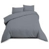 100% Cotton 200 thread count Charcoal  duvet cover