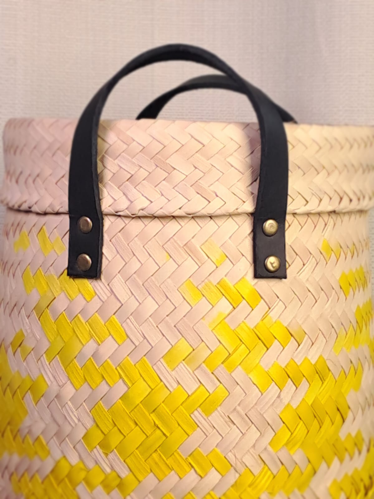 Yellow Hash Basket