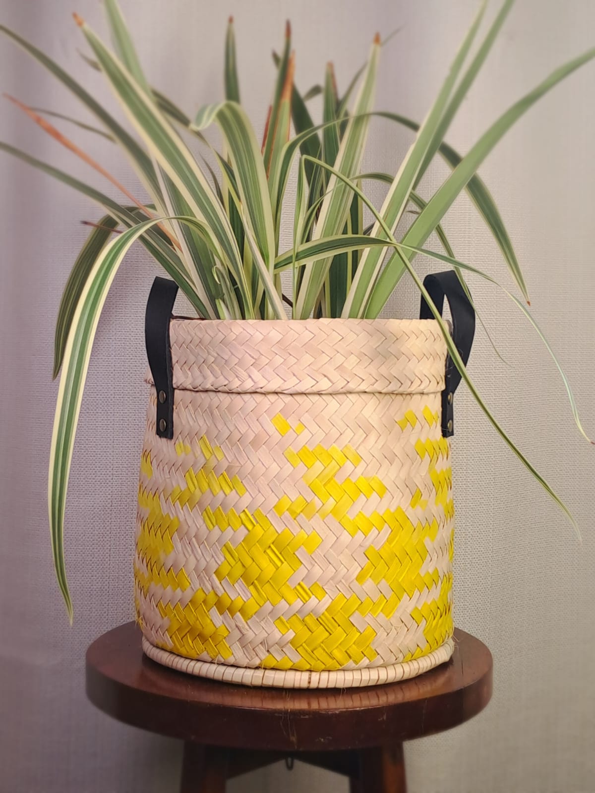 Yellow Hash Basket