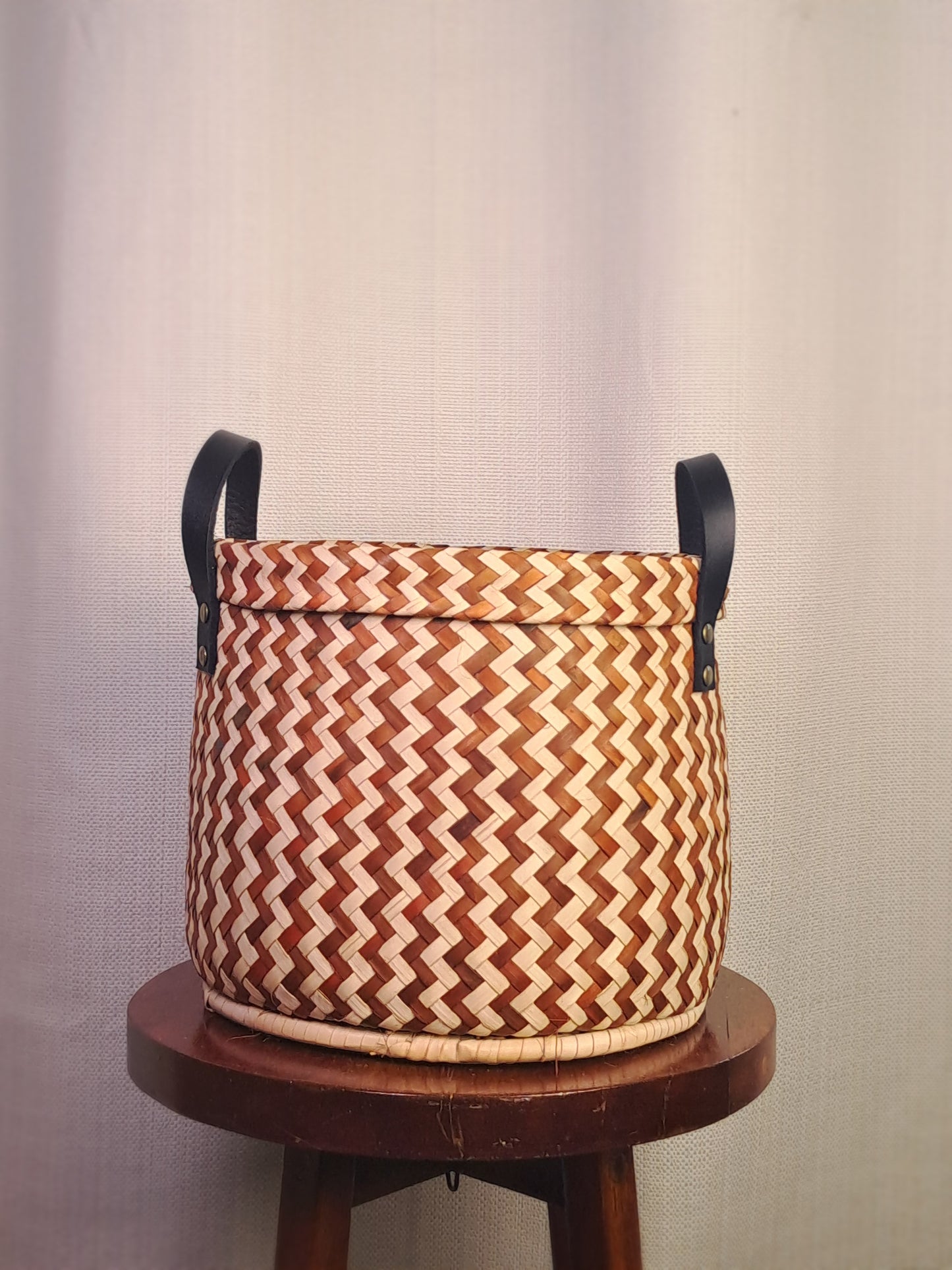 ZigZag Red Planter Basket