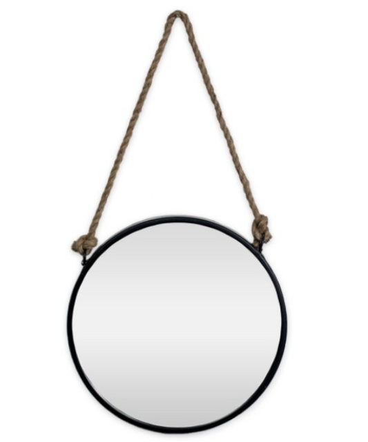 Luna Round Black Mirror
