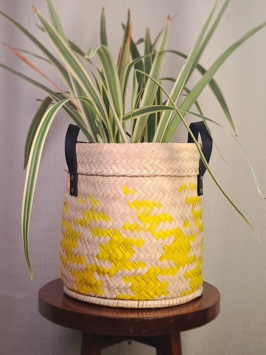 Yellow Hash Basket
