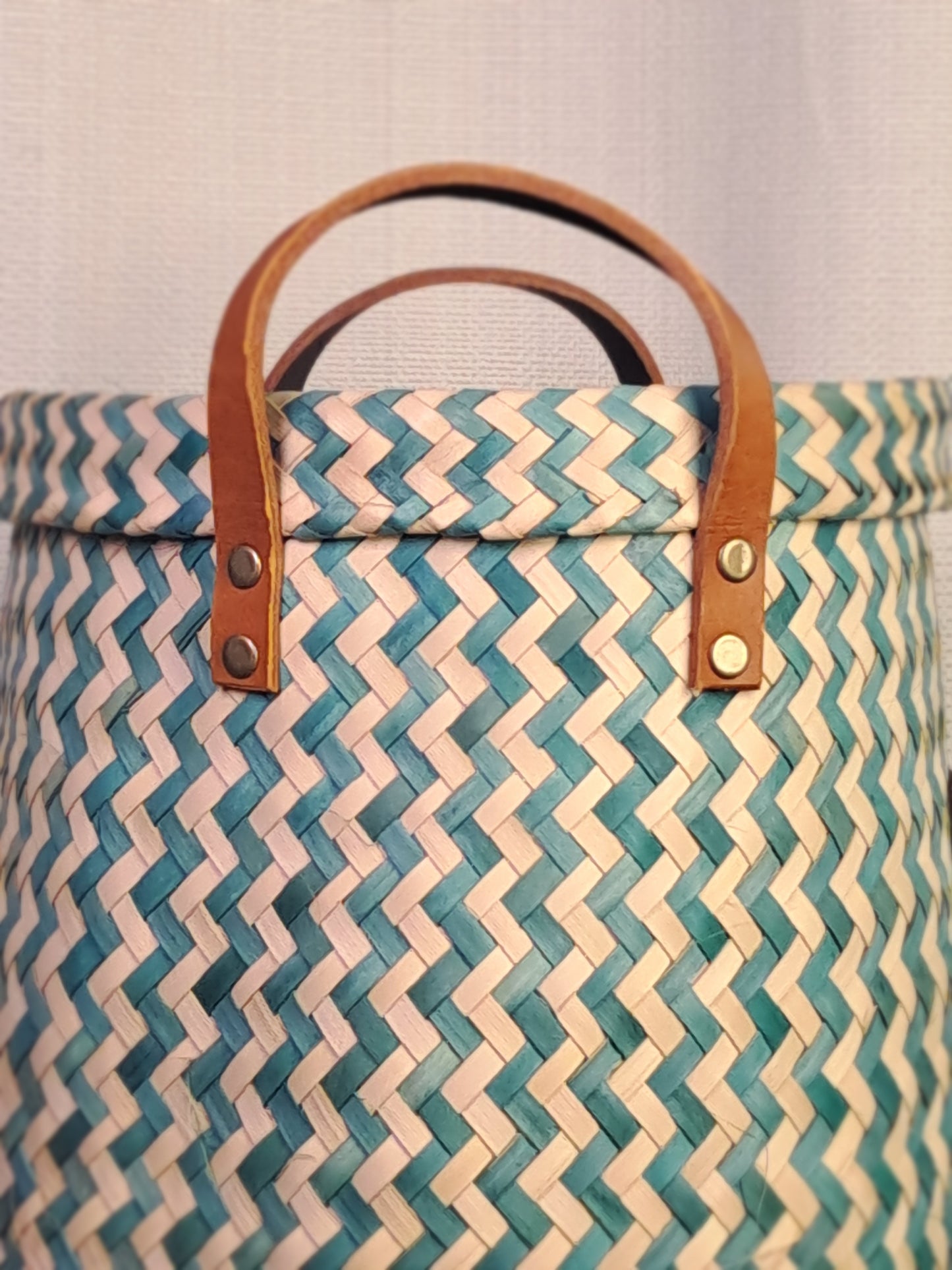ZigZag Green Planter Basket