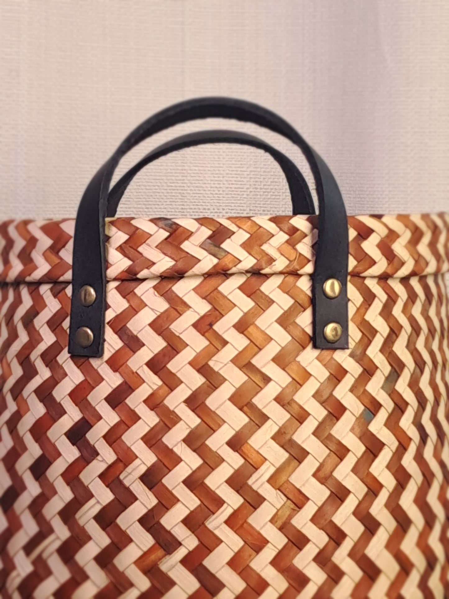 ZigZag Red Planter Basket