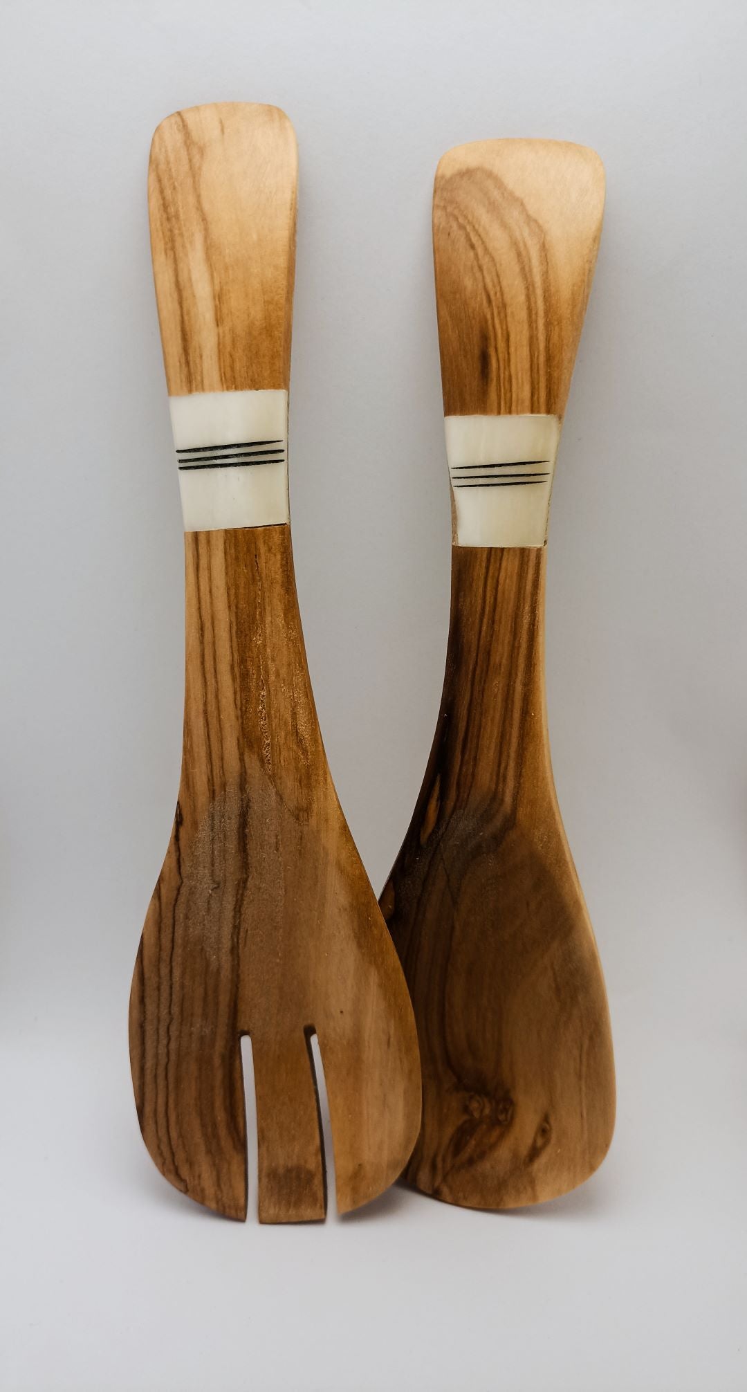 Wooden Salad Spoon Set - Badger