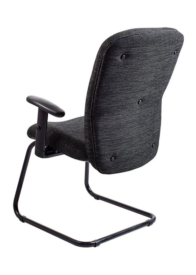 Diva Mid Back side Chair - Sleigh base