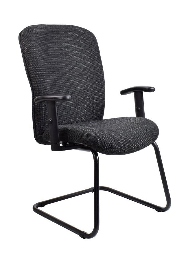 Diva Mid Back side Chair - Sleigh base