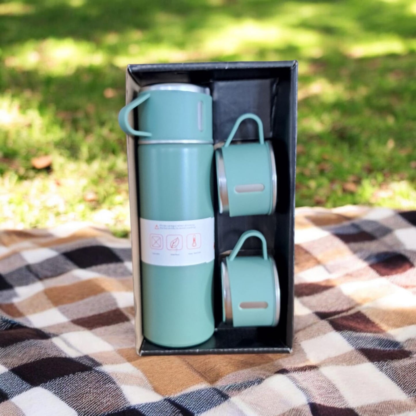 Funky Flask Set - Mint green