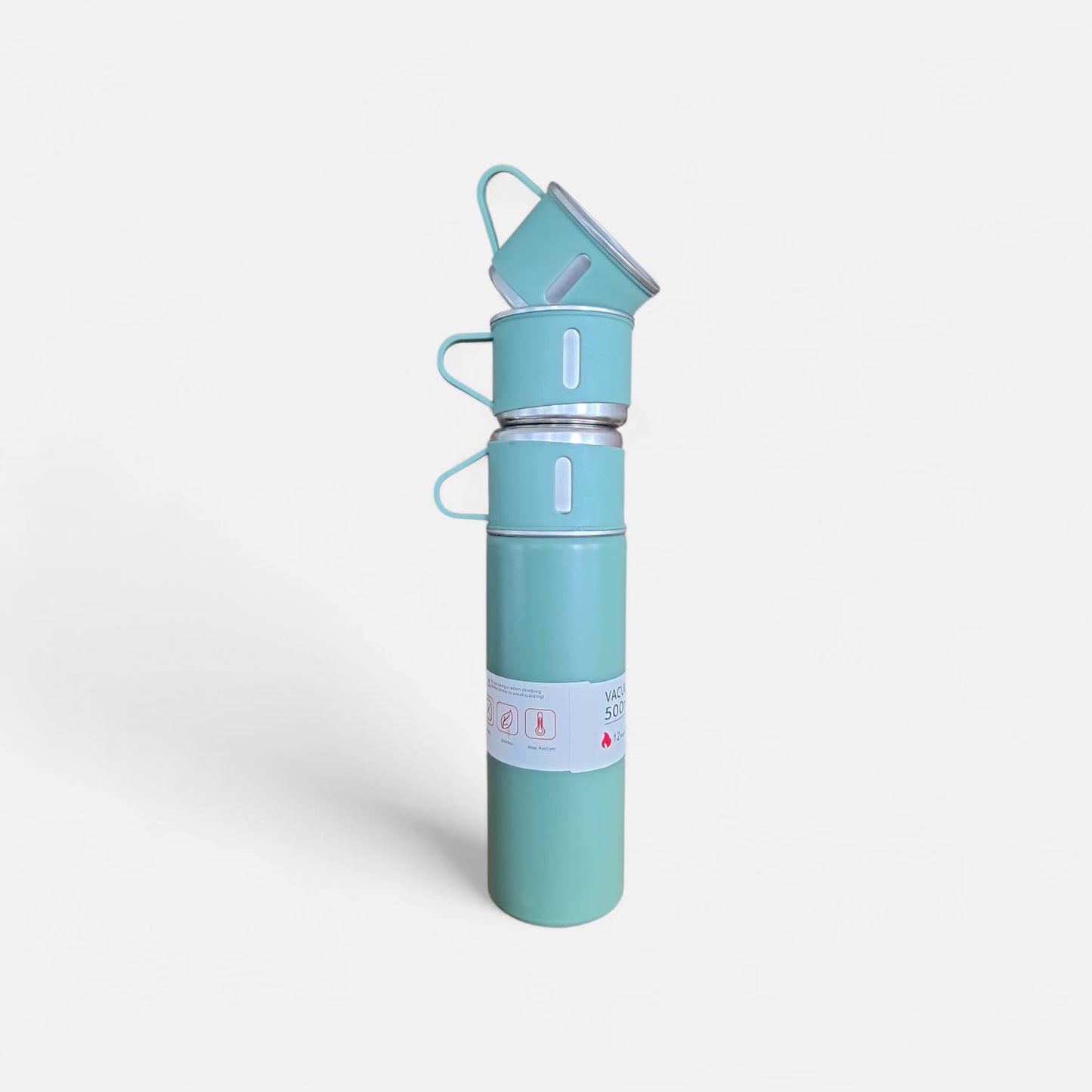 Funky Flask Set - Mint green