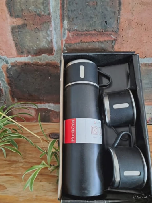 Funky Flask Set - Black