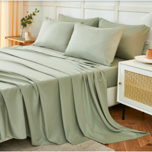 200 thread count winter bedding in Sage