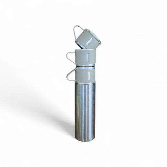 Funky Flask Set - Silver