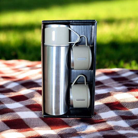 Funky Flask Set - Silver